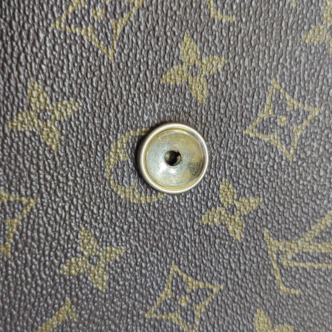 DAME GM Monogram Coated Canvas Brown