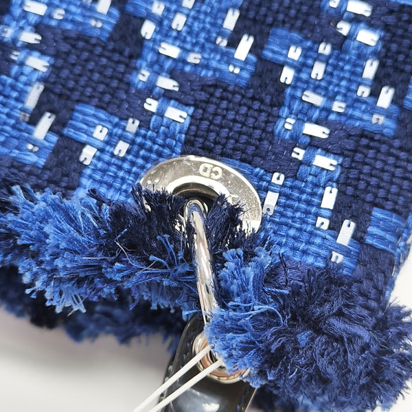 Lady Dior Medium Fabric Blue