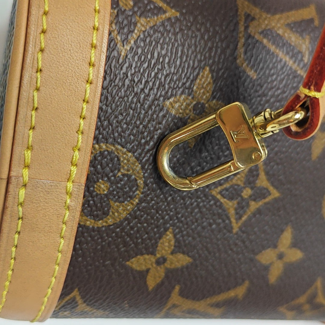 FOLD ME Monogram Coated Canvas Brown