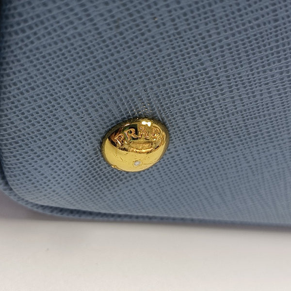 Galleria Large Saffiano Calfskin Blue