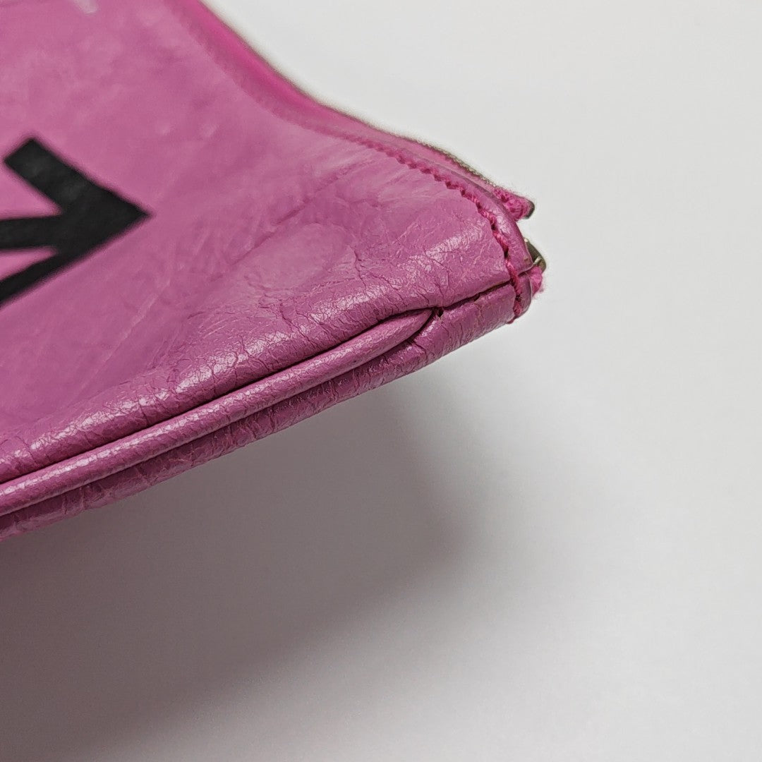 Calfskin Clutch Pink