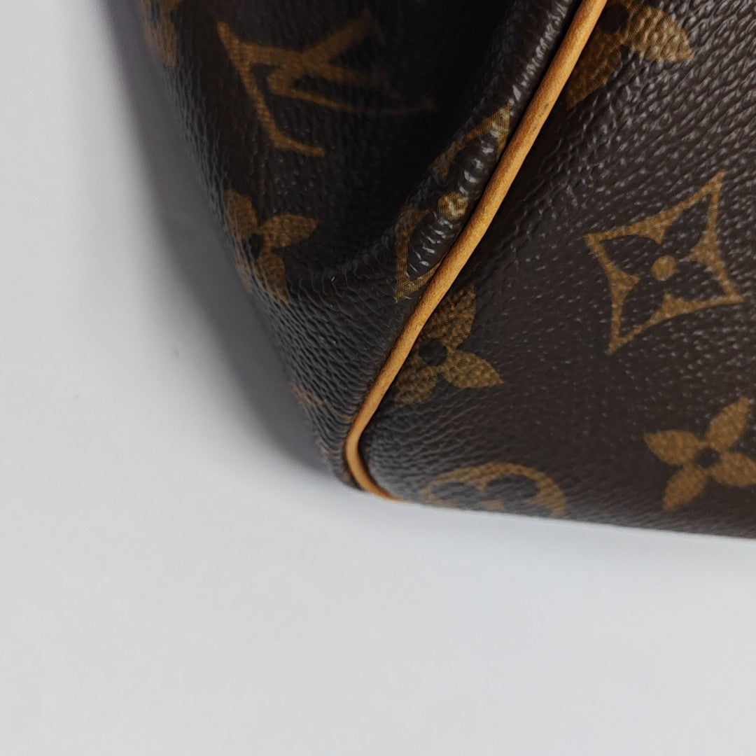 SPEEDY 40 Monogram Coated Canvas Brown