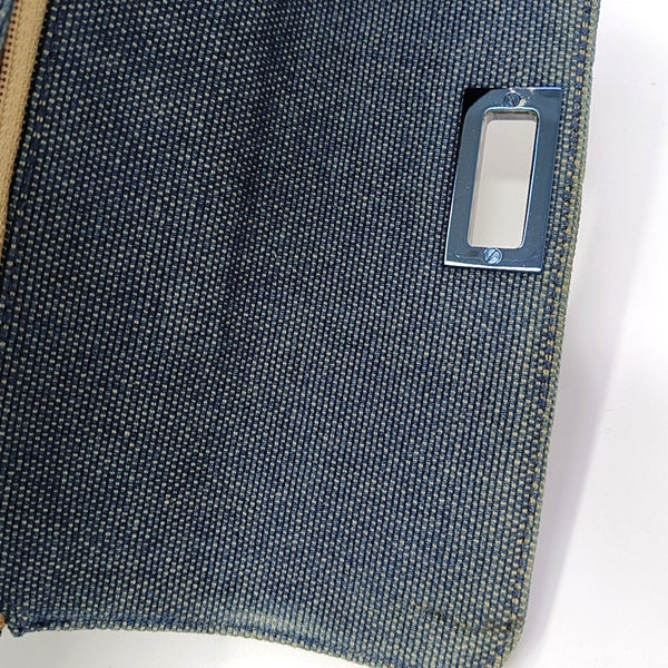 2.55 Quilted Canvas Blue