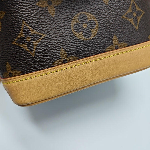 NOÉ Nano Monogram Coated Canvas Brown