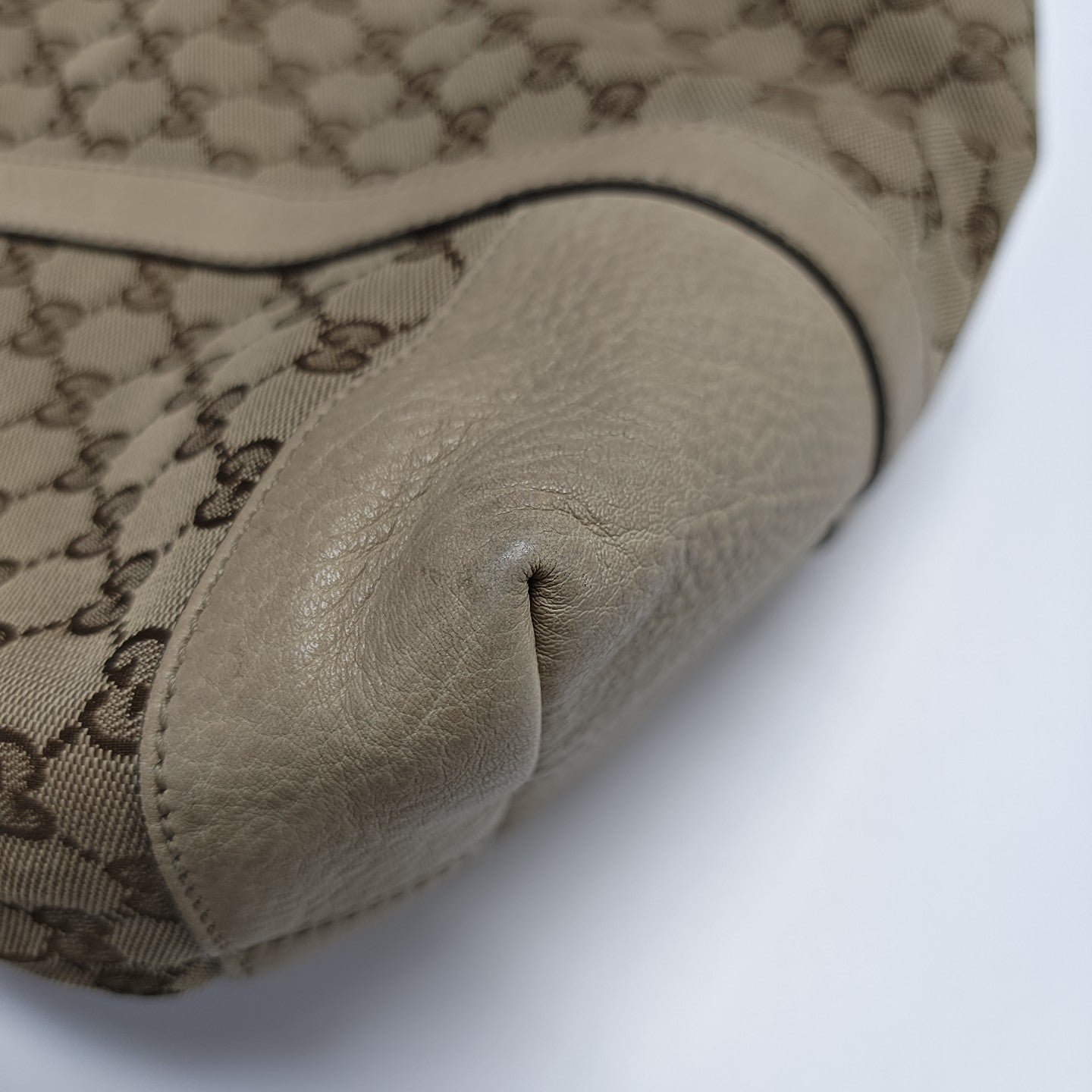 Monogram Canvas Tote Bag Brown