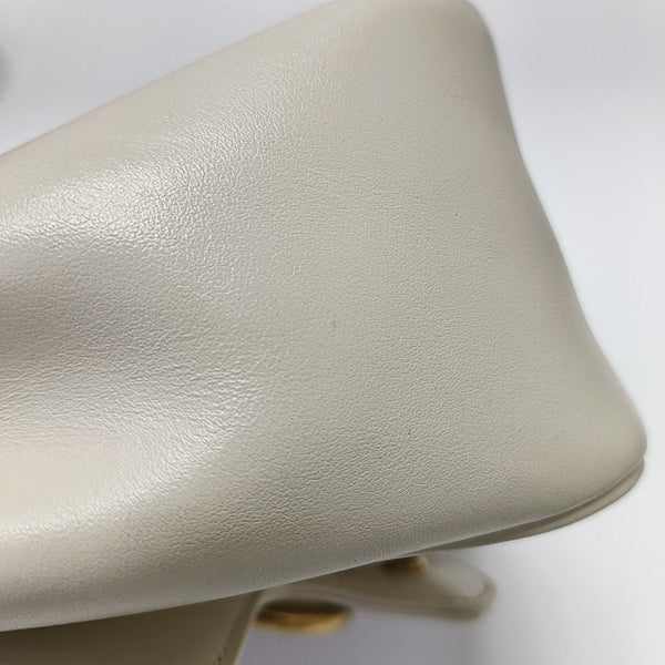 GG Marmont Mini Quilted Calfskin White