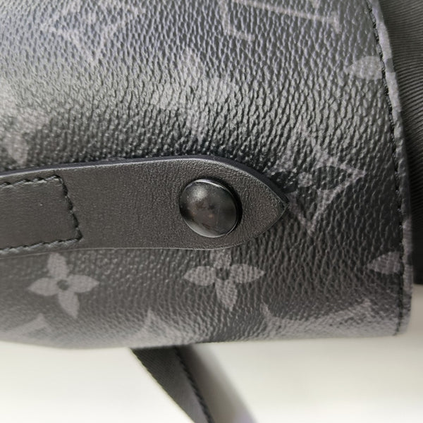 CHRISTOPHER PM Monogram Coated Canvas Gray