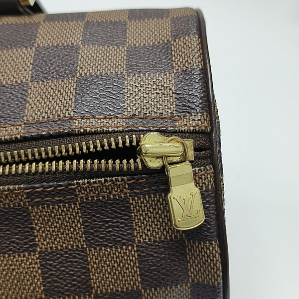 PAPILLON 30 Damier Ebene Coated Canvas Brown
