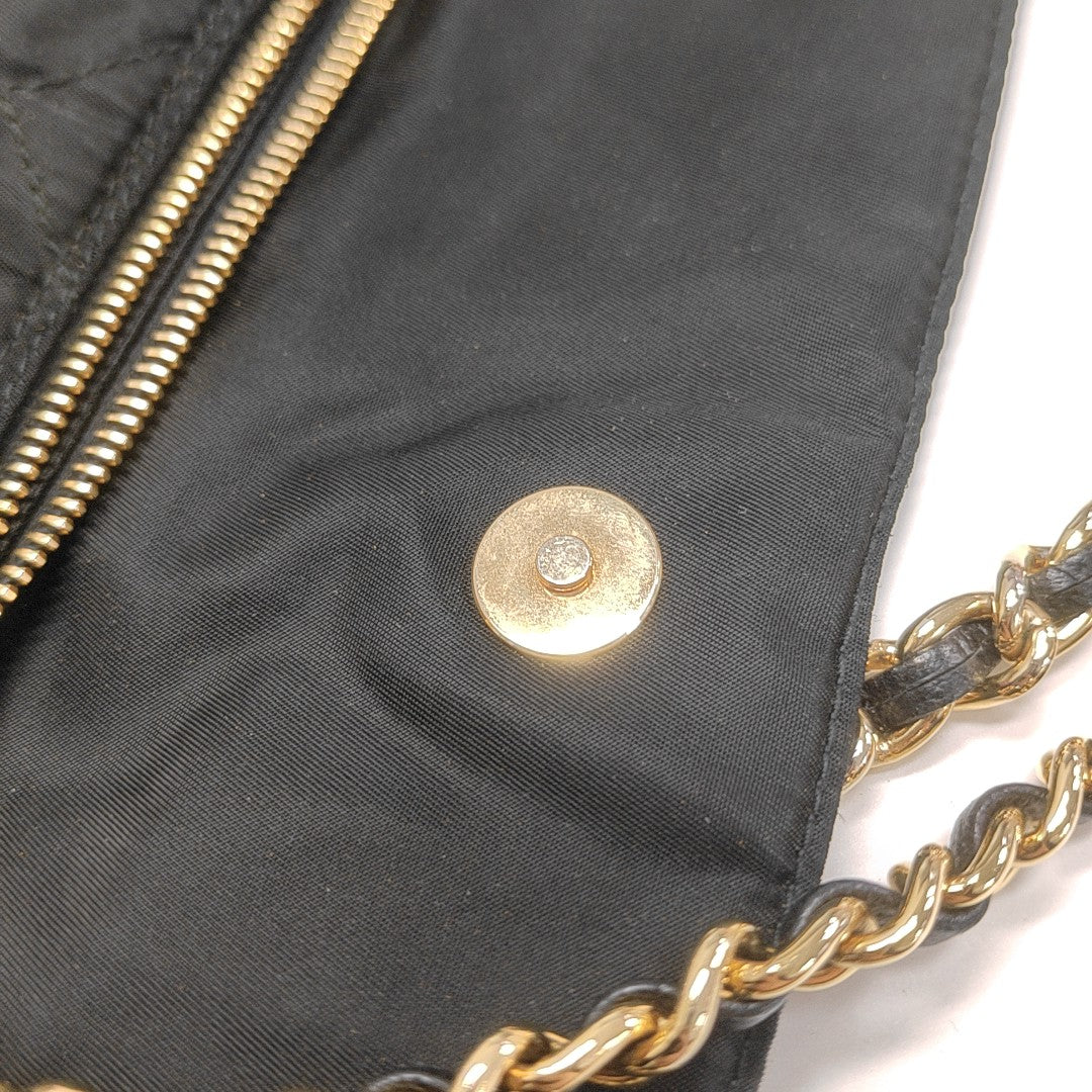 Nylon Quilted Nylon Black