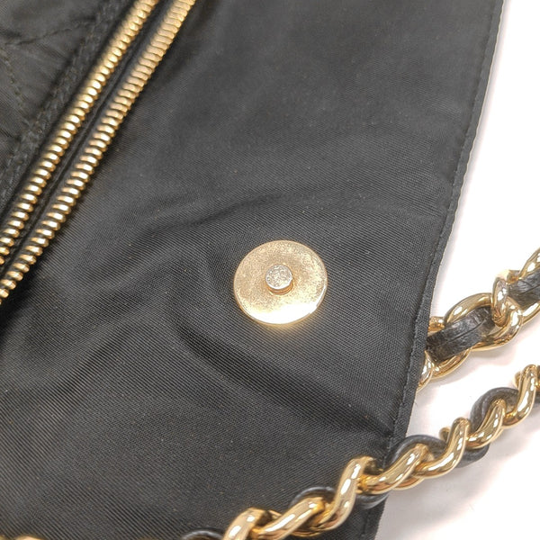 Nylon Quilted Nylon Black