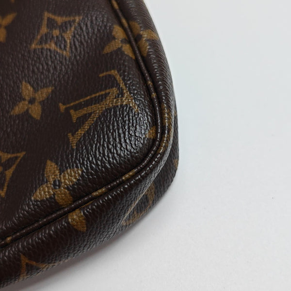 ACCESSOIRES Monogram Coated Canvas Brown