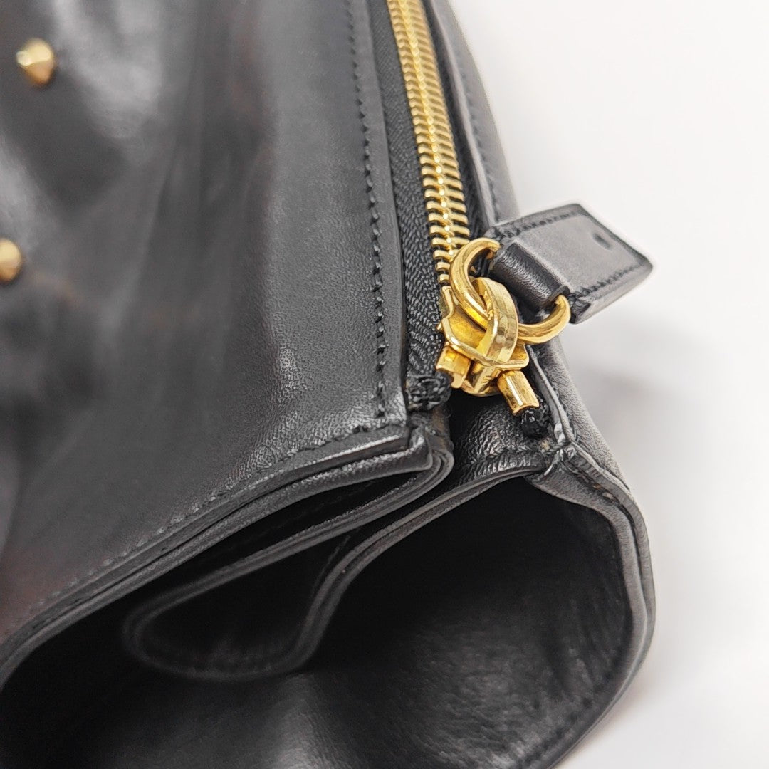 Calfskin Tote Bag Black