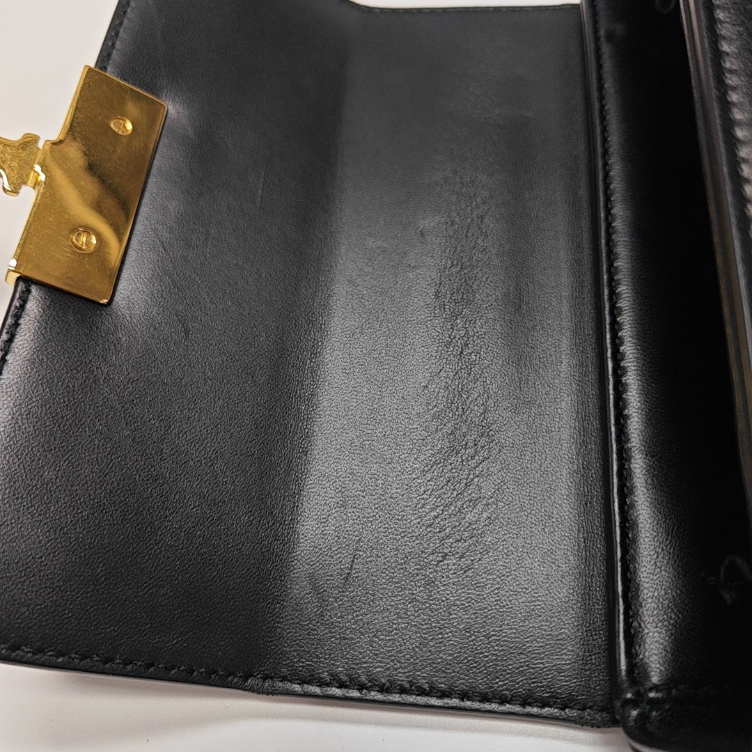 30 Montaigne Mini Calfskin Black