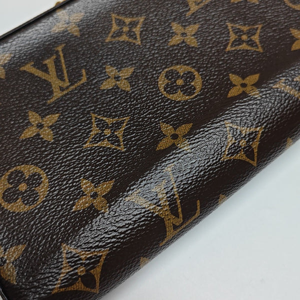 FÉLICIE Monogram Coated Canvas Brown
