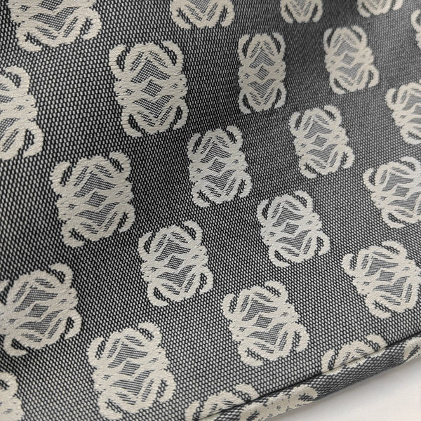 Monogram Canvas Shoulder Bag Gray