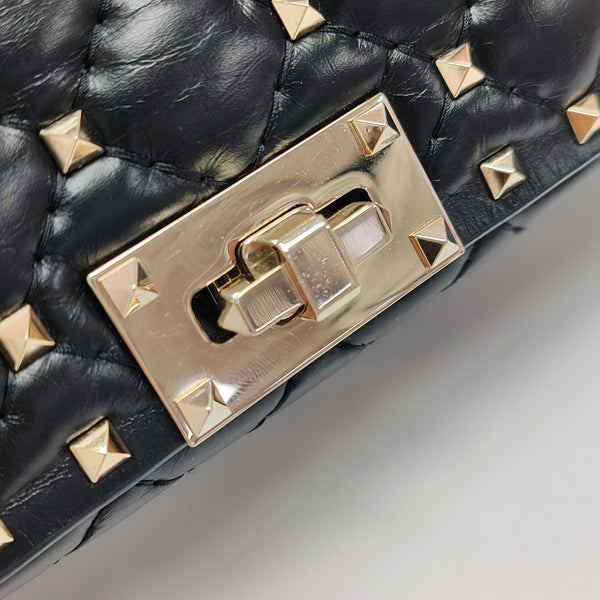 Calfskin Shoulder Bag Black