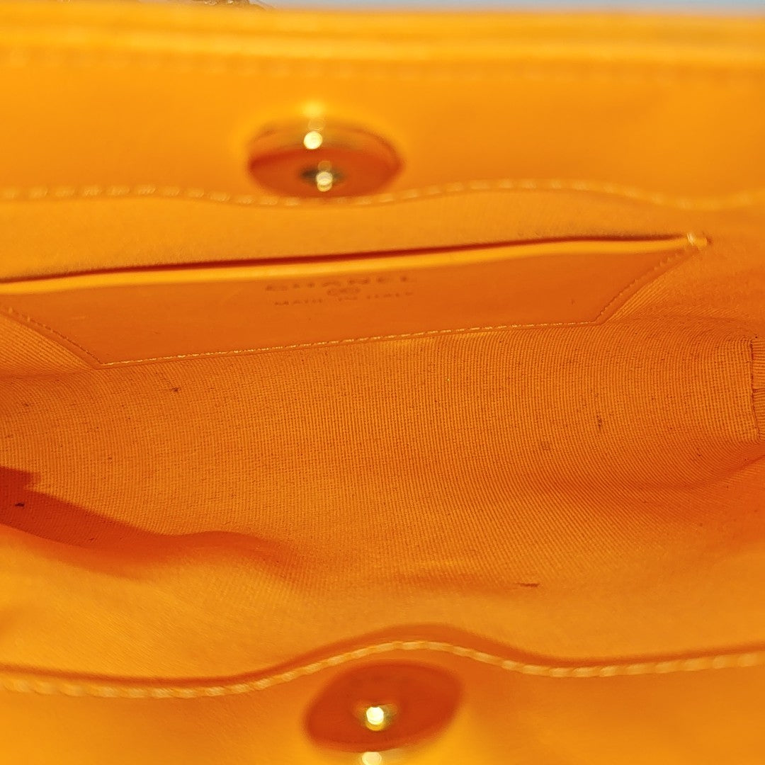 CHANEL 31 Nano Quilted Calfskin Yellow