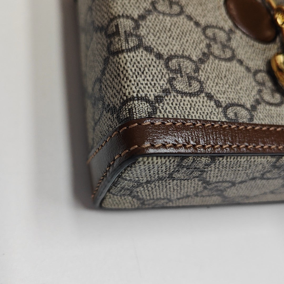 Horsebit 1955 Mini Coated Canvas Beige