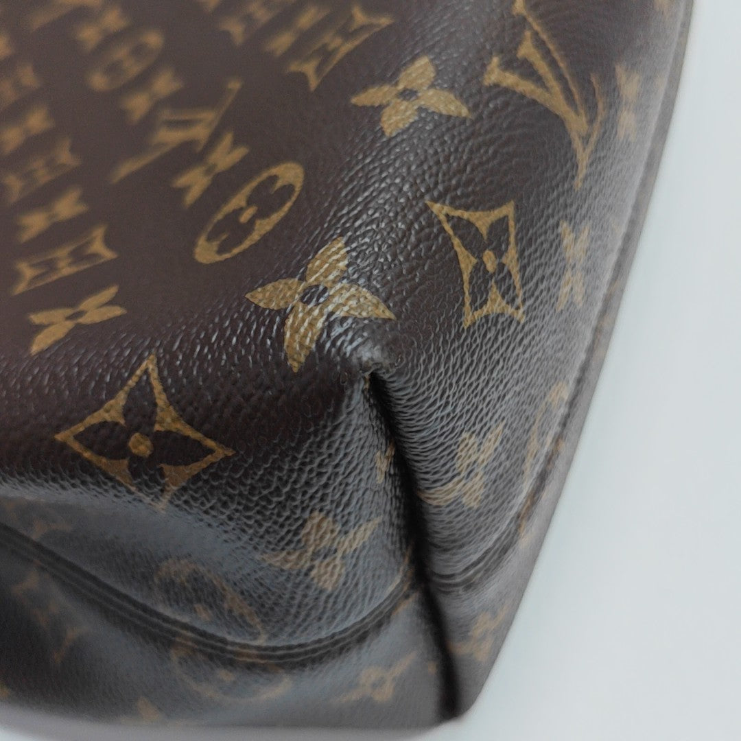 GRACEFUL TPM Monogram Coated Canvas Brown