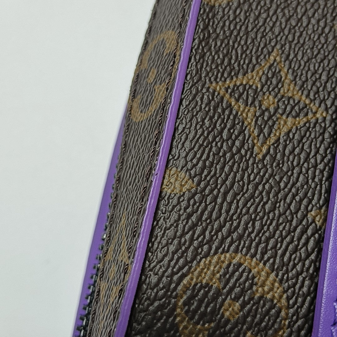 SOFT TRUNK Monogram Coated Canvas Brown