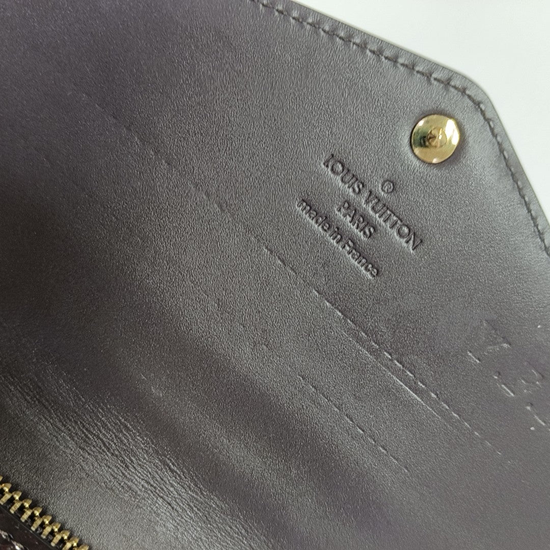 SARAH Patent Leather Red Wallet