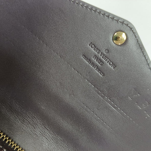 SARAH Patent Leather Red Wallet