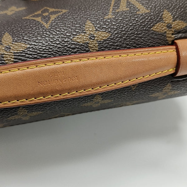 MÉTIS EAST WEST Monogram Coated Canvas Brown
