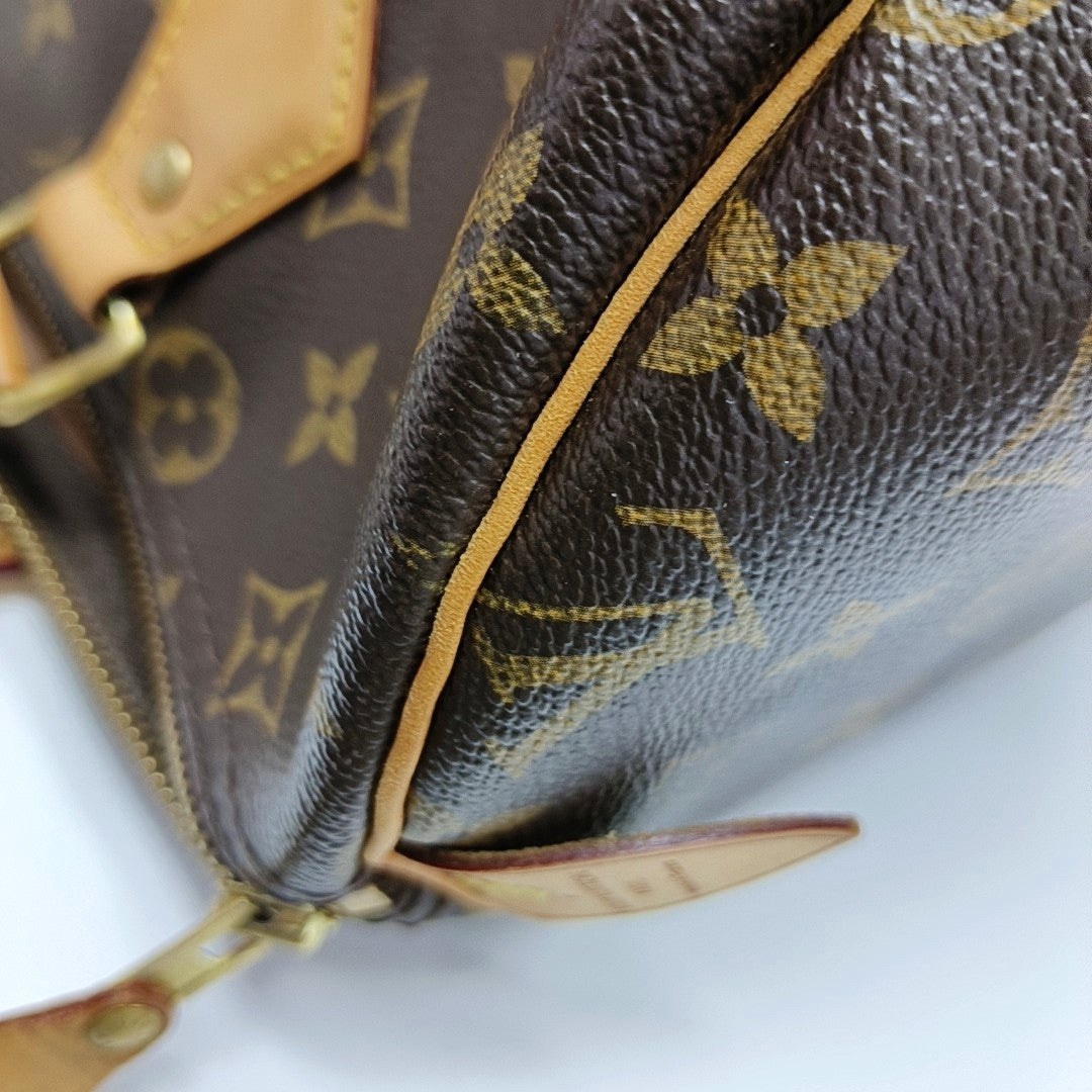 SPEEDY 30 Monogram Coated Canvas Brown