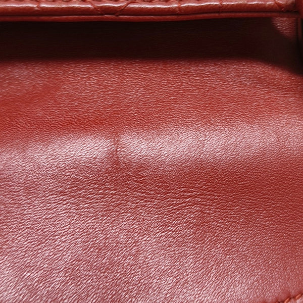 Lady Dior Mini Cannage Lambskin Red