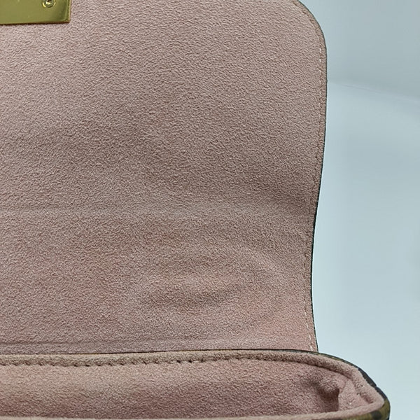 LOCKY BB Monogram Coated Canvas Pink