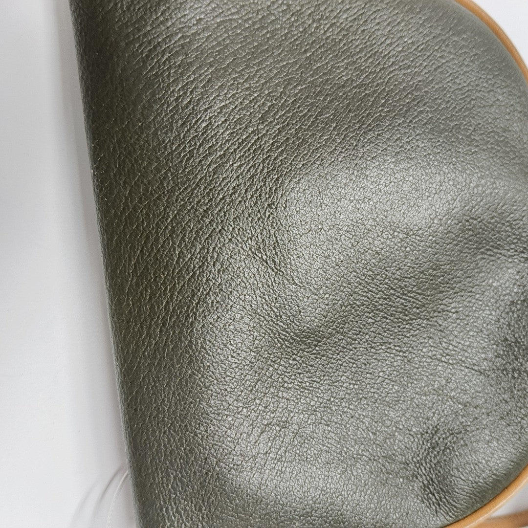 Calfskin Crossbody Bag Brown