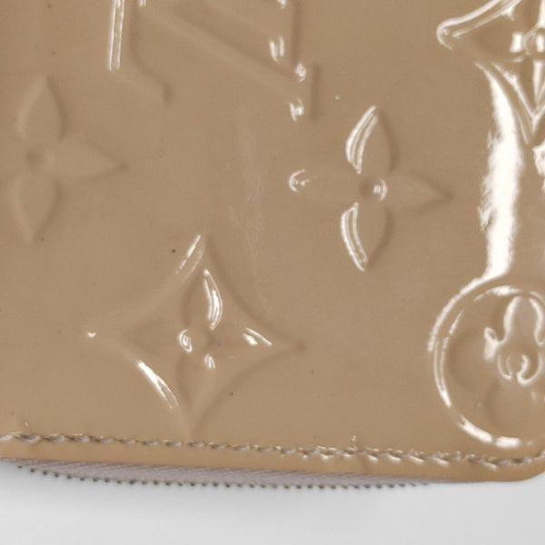 ZIPPY Monogram Patent Leather Yellow Wallet
