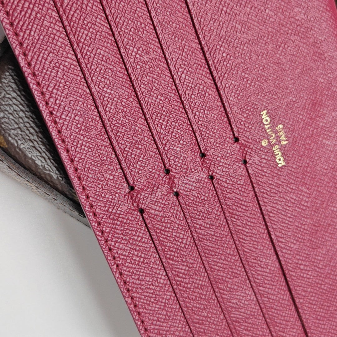 FÉLICIE Monogram Coated Canvas Brown