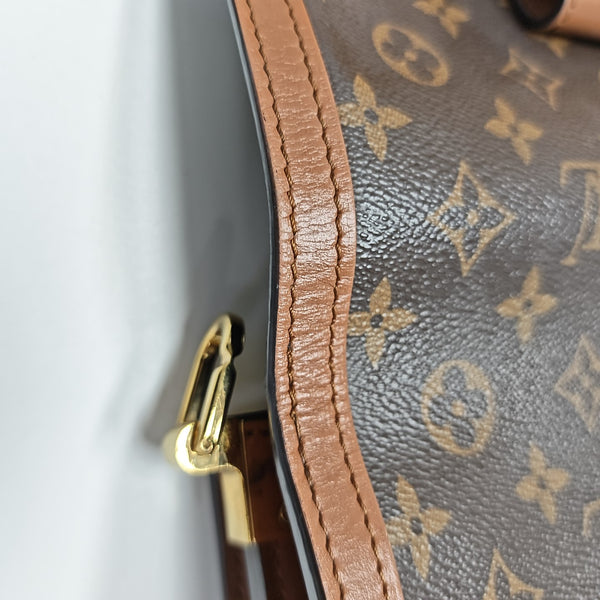 DAUPHINE MM Monogram Coated Canvas Brown