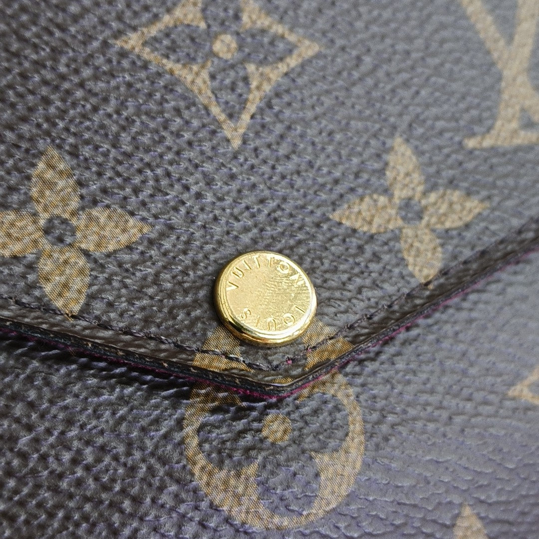 FÉLICIE Monogram Coated Canvas Brown