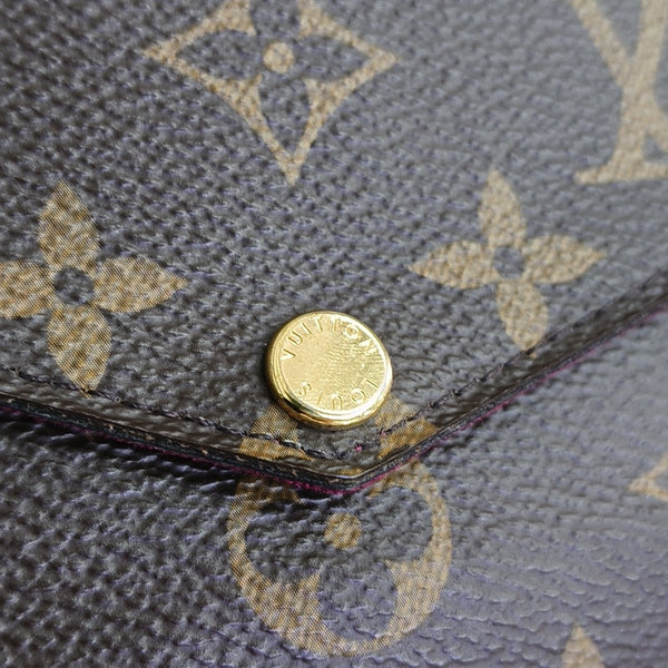 FÉLICIE Monogram Coated Canvas Brown