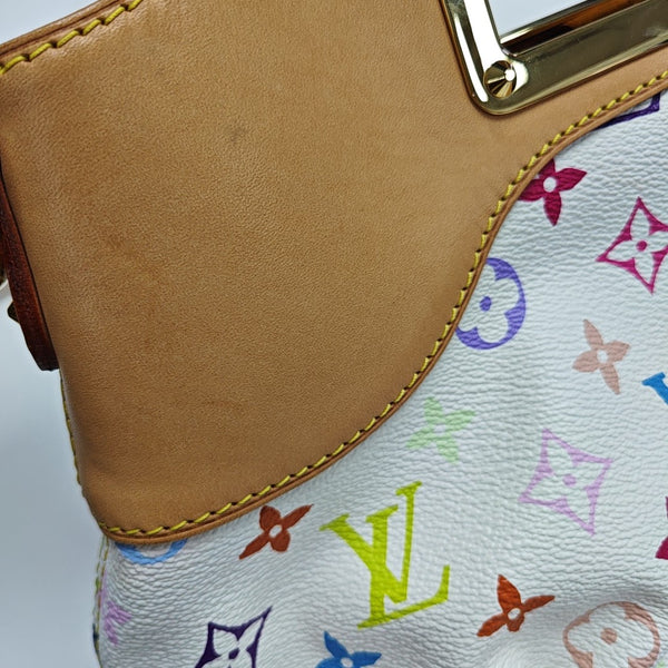 LV × TM JUDY MM Monogram Coated Canvas White