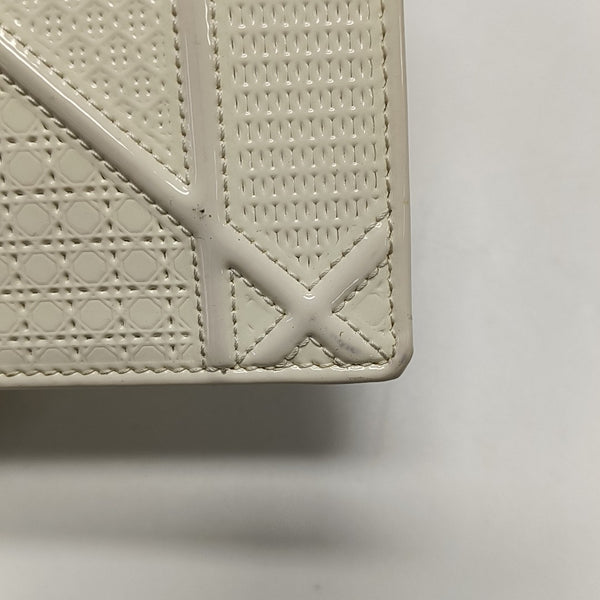 Diorama Small Cannage Calfskin White