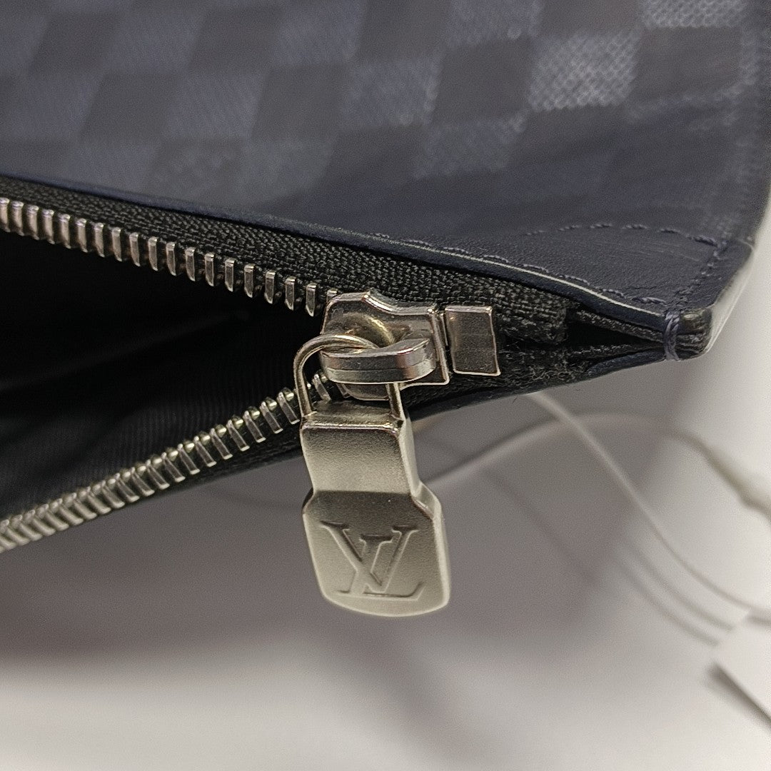 DISCOVERY GM Damier Calfskin Blue