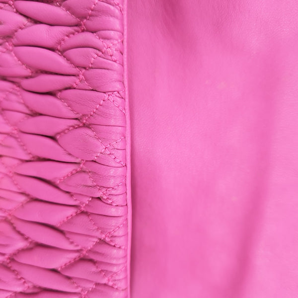 Crystal Quilted Lambskin Red