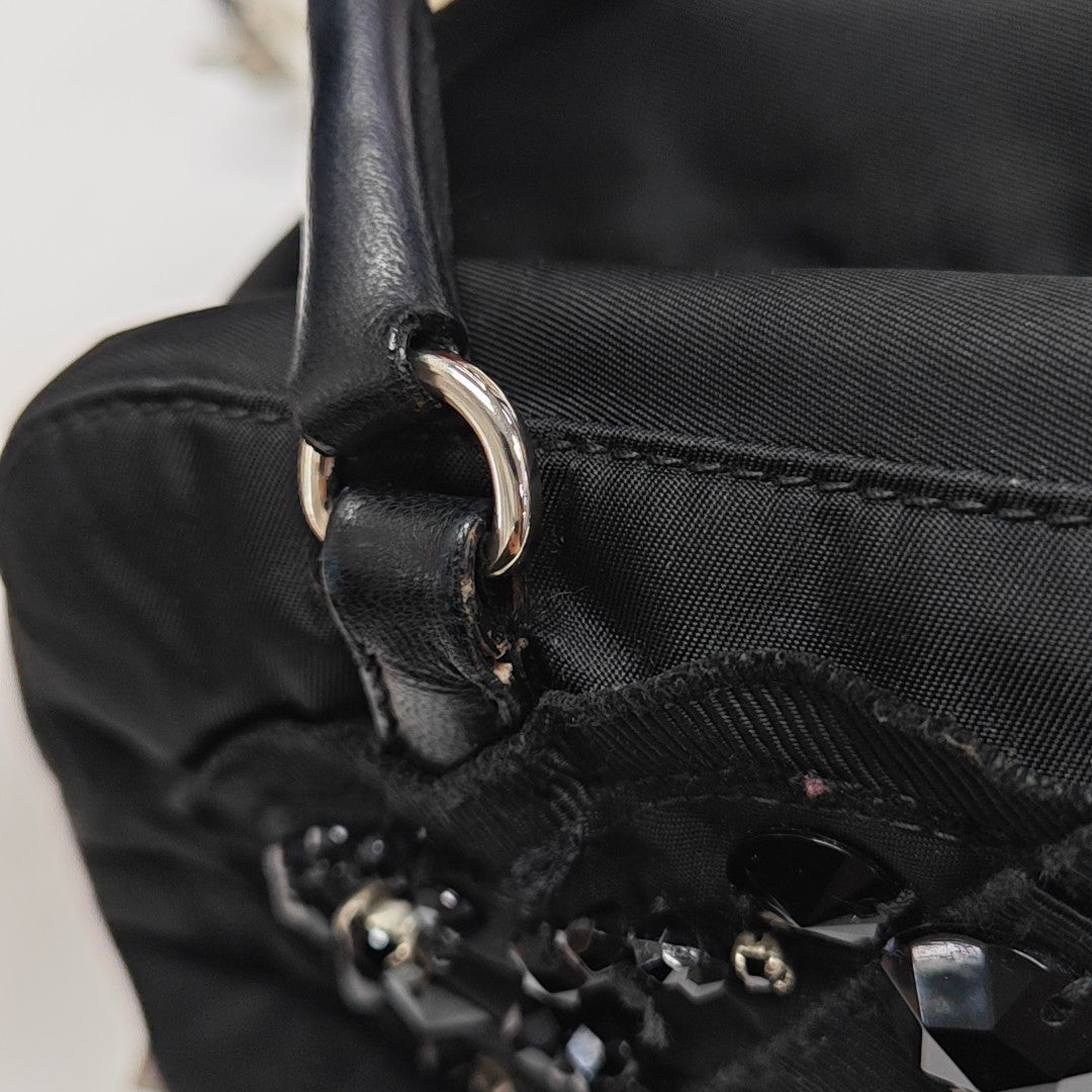 Nylon Tote Bag Black