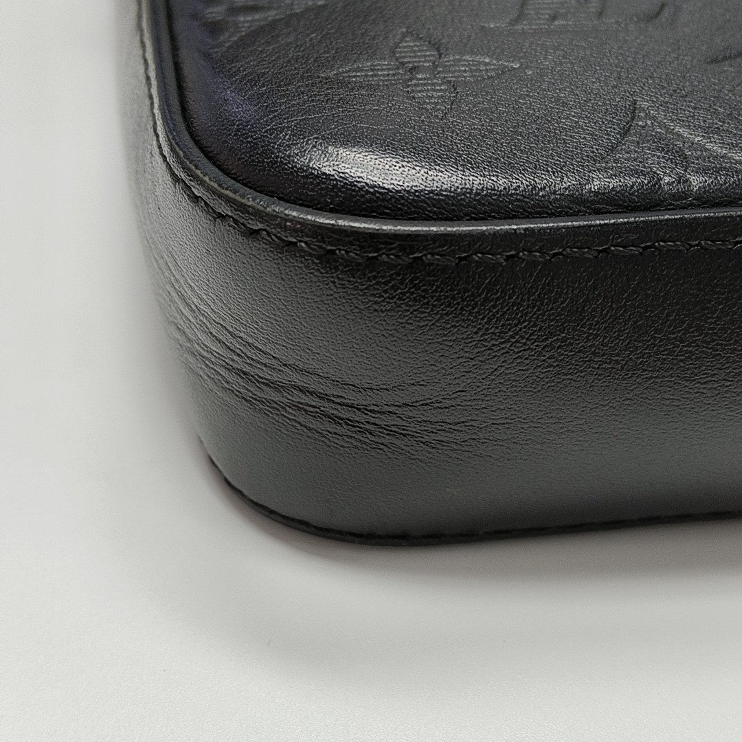 DUO Monogram Calfskin Black