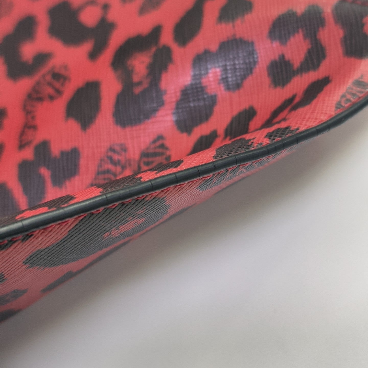 Calfskin Clutch Red