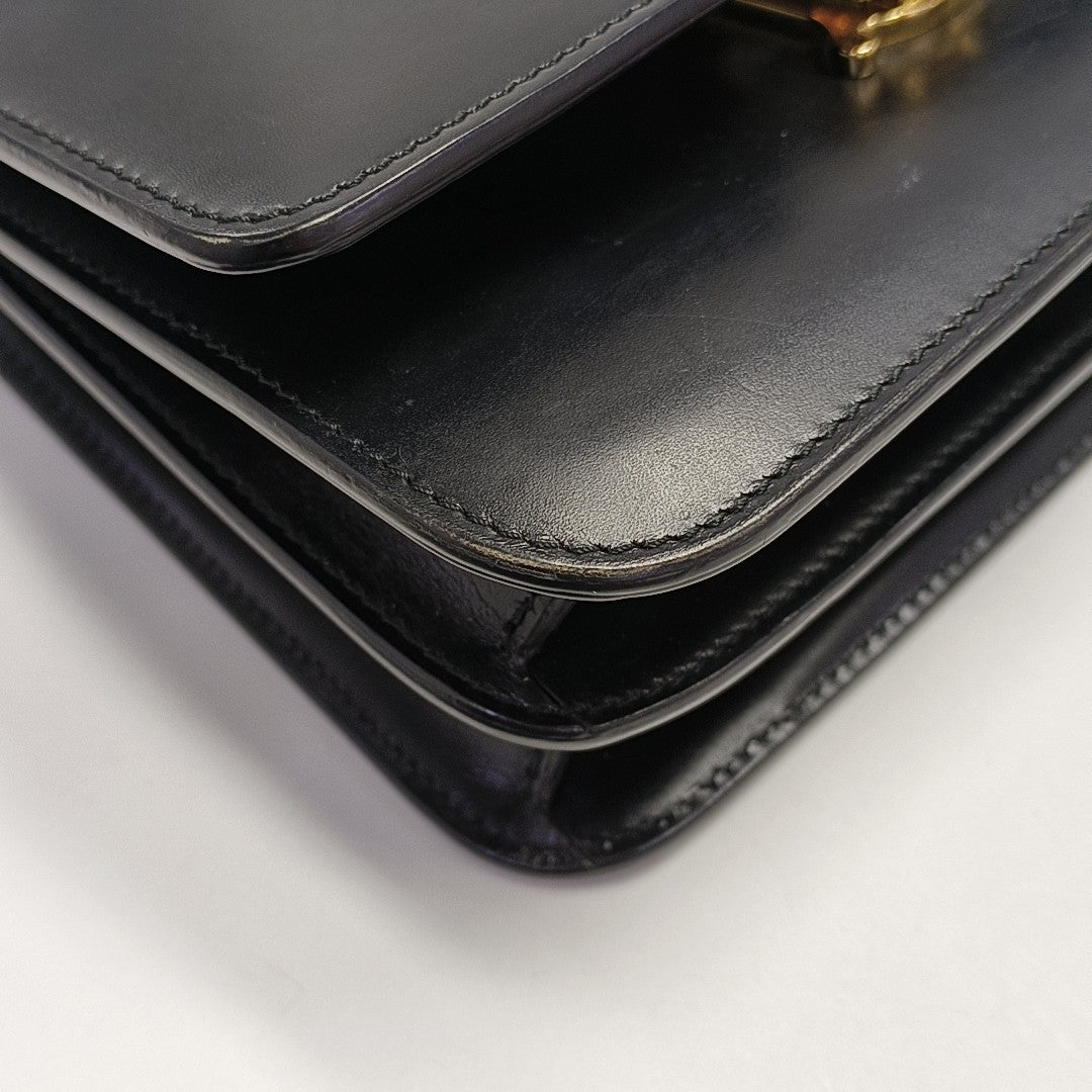 TB Small Calfskin Black