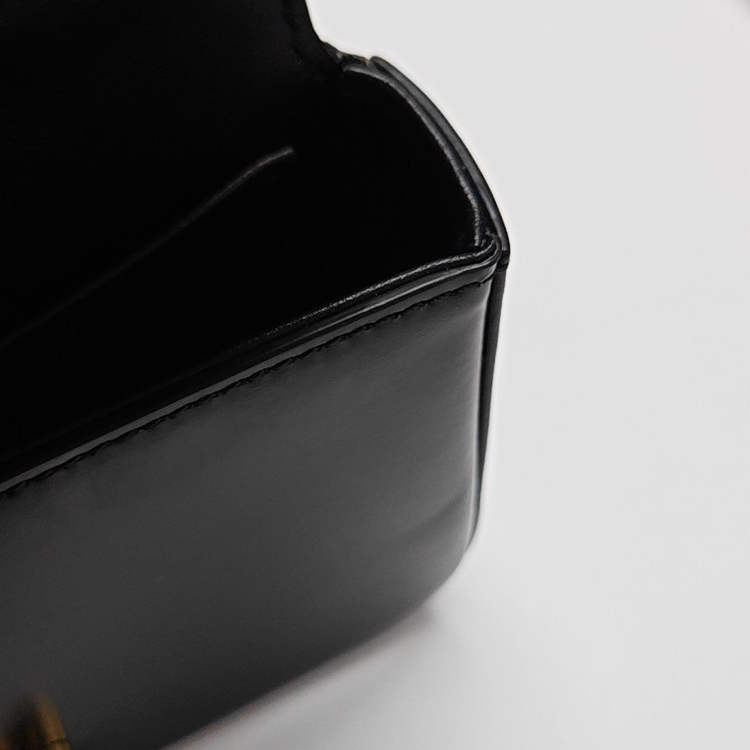 CLAUDE Calfskin Black