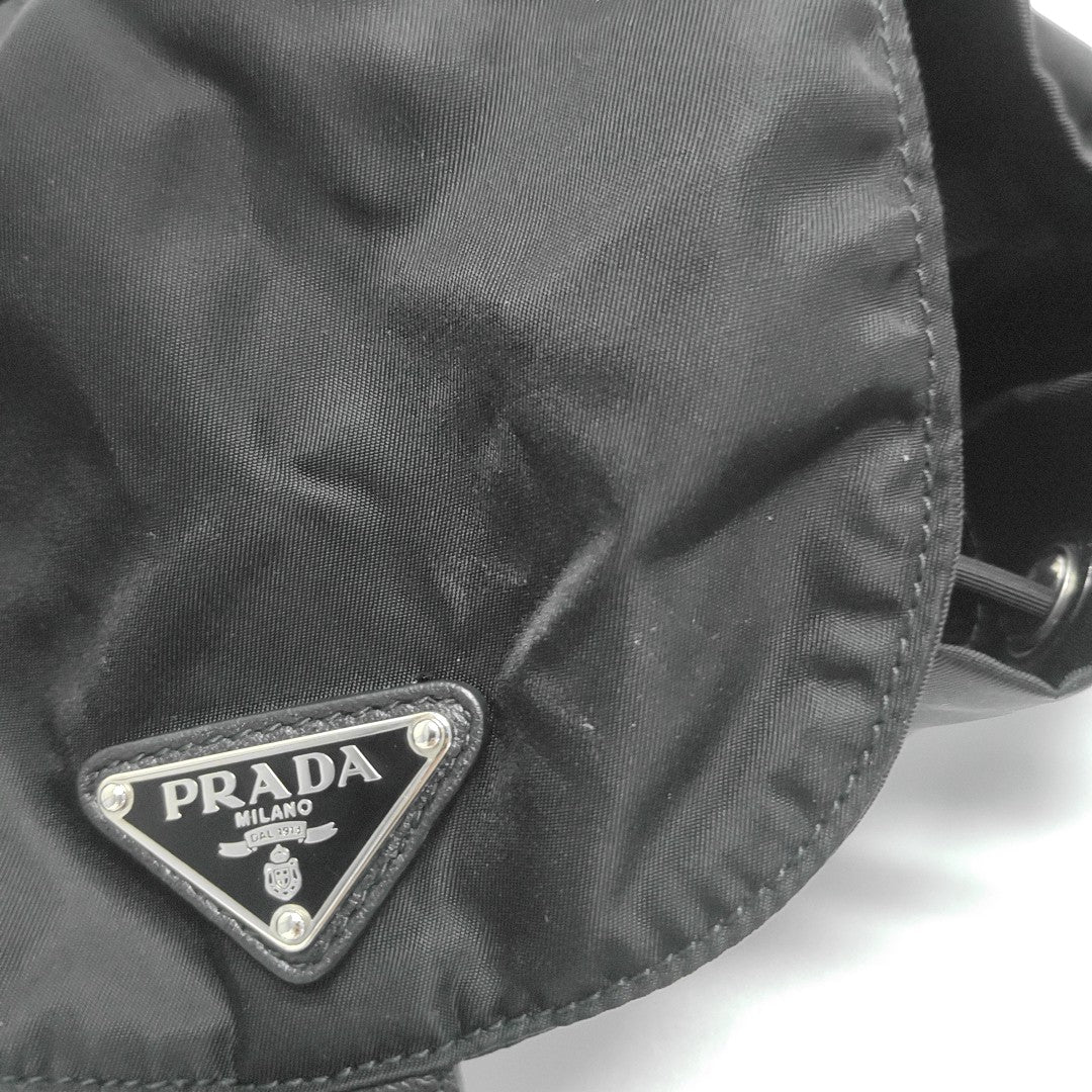 Nylon Backpack Black