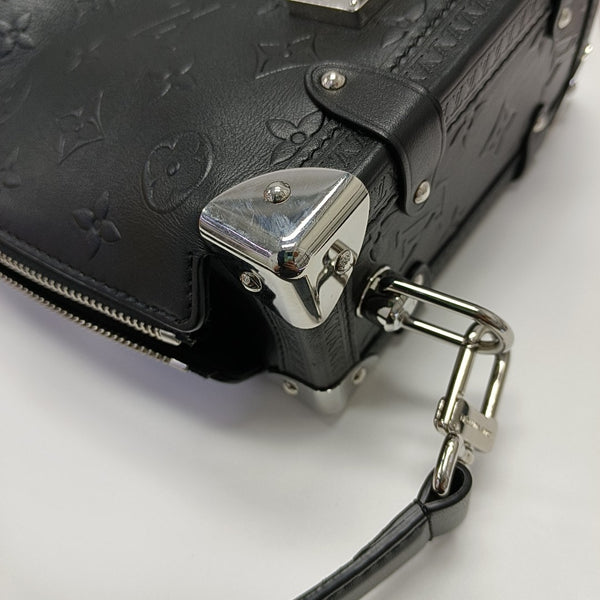 SIDE TRUNK MM Monogram Calfskin Black