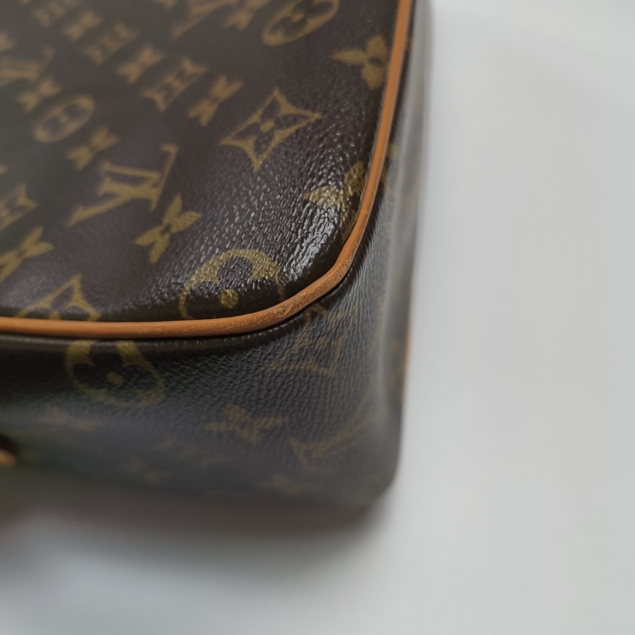 VIVA CITE Monogram Coated Canvas Brown