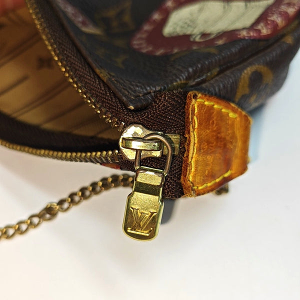 ACCESSOIRES Mini Monogram Coated Canvas Brown