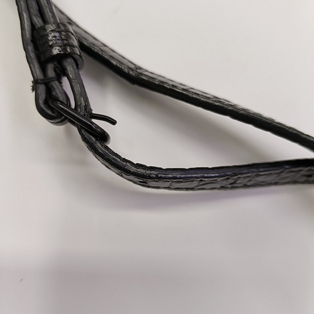 Hourglass S Calfskin Black